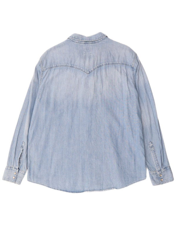 Levi's standardna muška traper košulja XL plavi pamuk