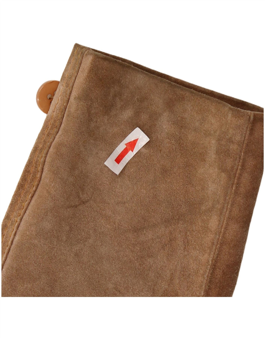 Vintage ženska jakna od brušene kože s 3 gumba UK 12 srednje smeđa