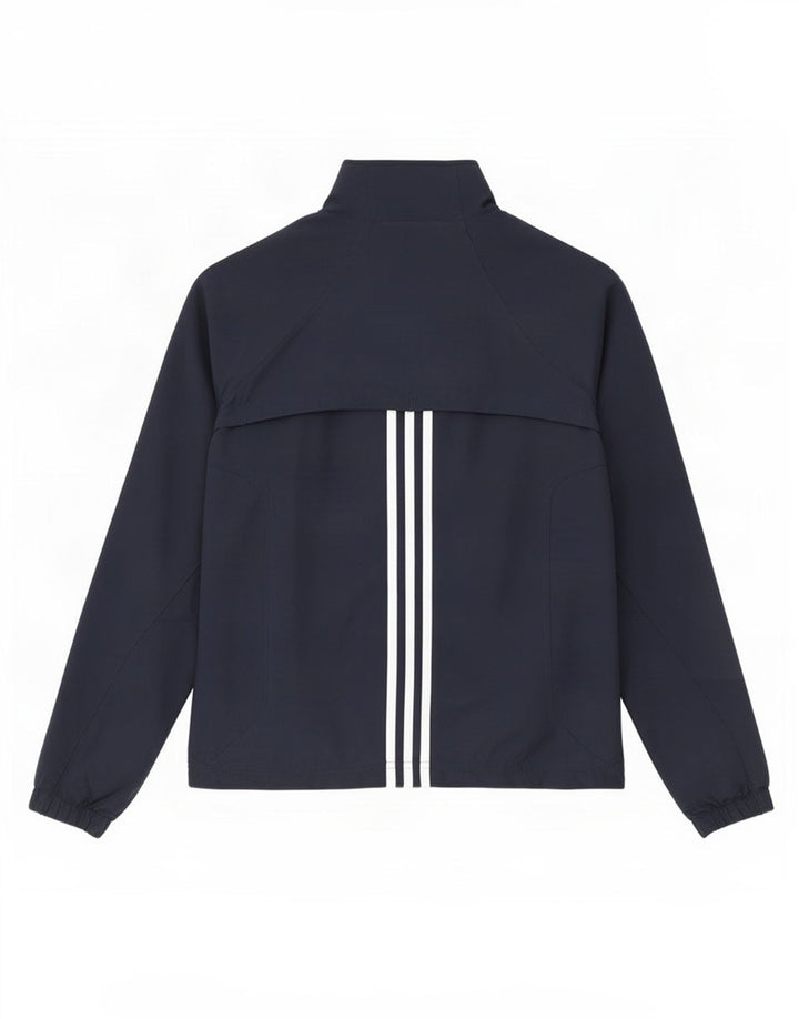 Adidas ženska gornja jakna za trenirku UK 10 Mala tamnoplava poliester