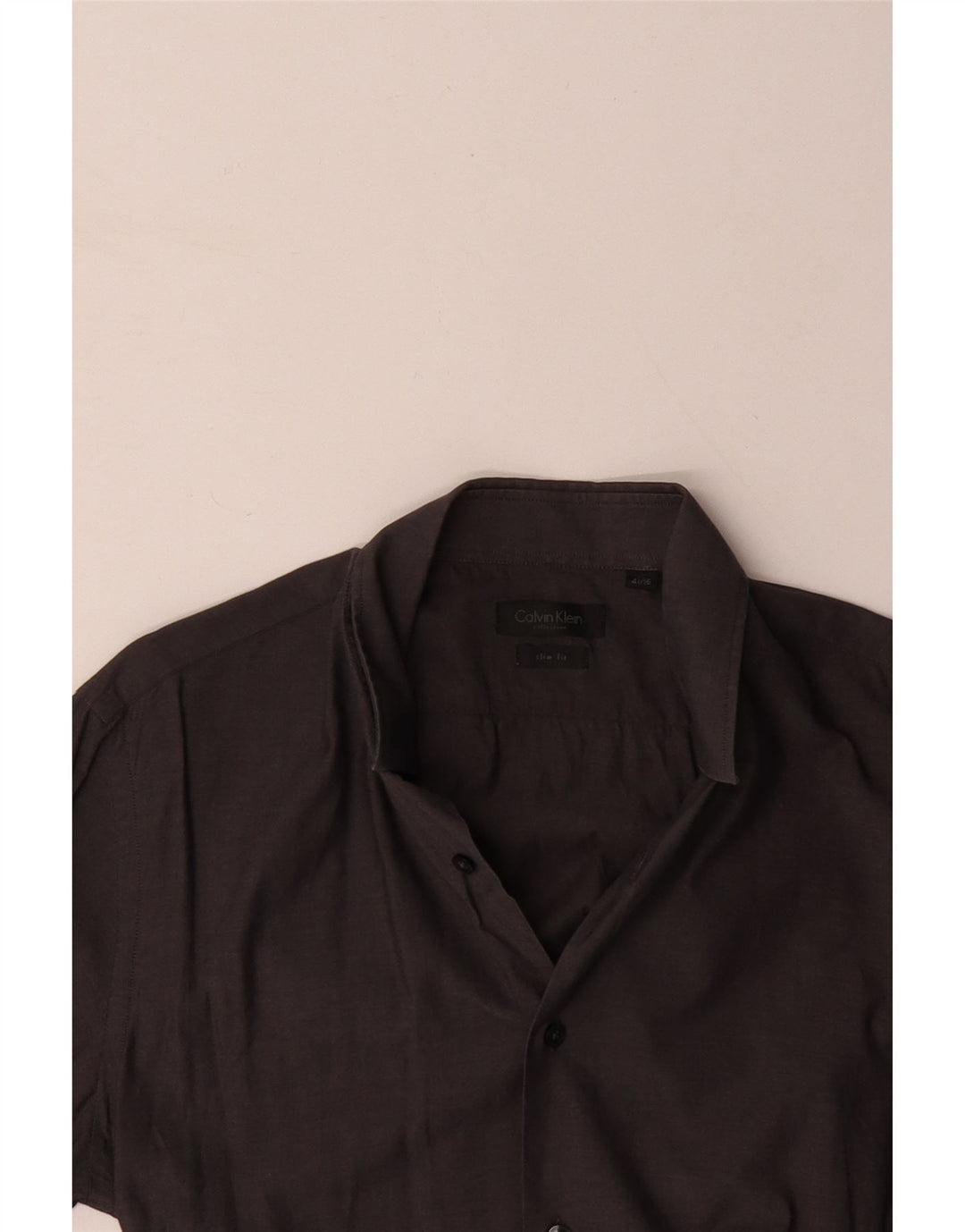 CALVIN KLEIN muška uska košulja veličina 41 16 velika siva