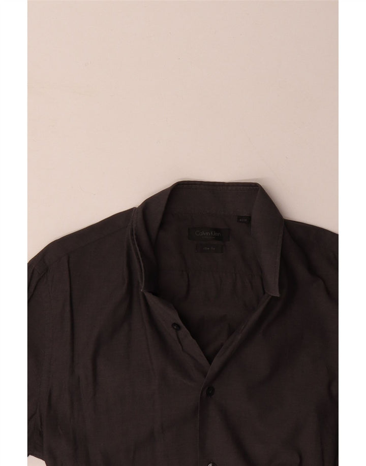 CALVIN KLEIN muška uska košulja veličina 41 16 velika siva