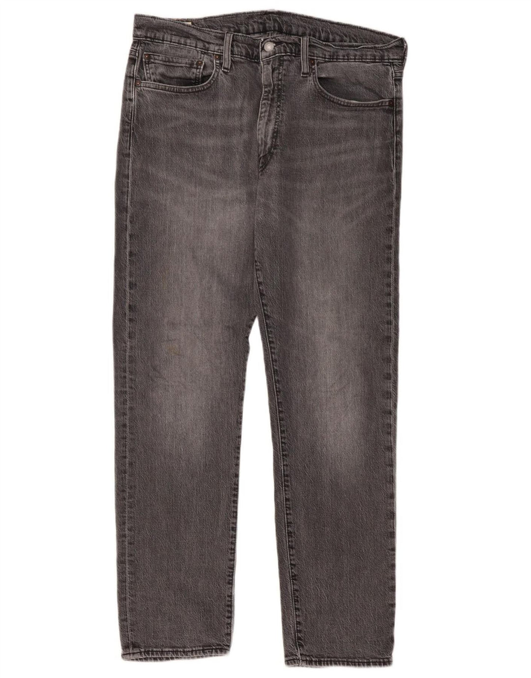 LEVI'S Muške 502 sužene traperice W36 L32 Sivi pamuk