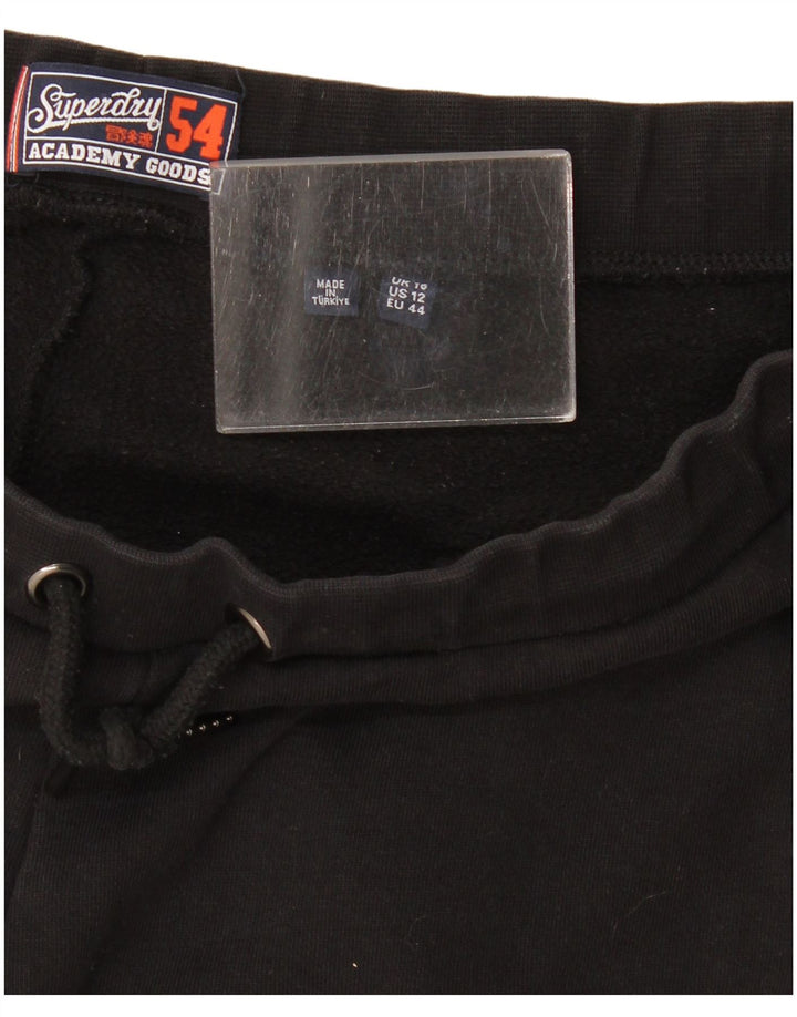 Superdry ženske hlače za trenirku UK 16 velike crne
