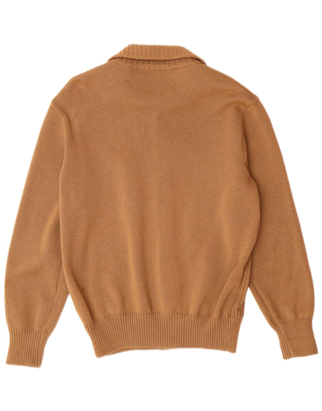 VINTAGE muški kardigan pulover IT 54 XL smeđa vuna