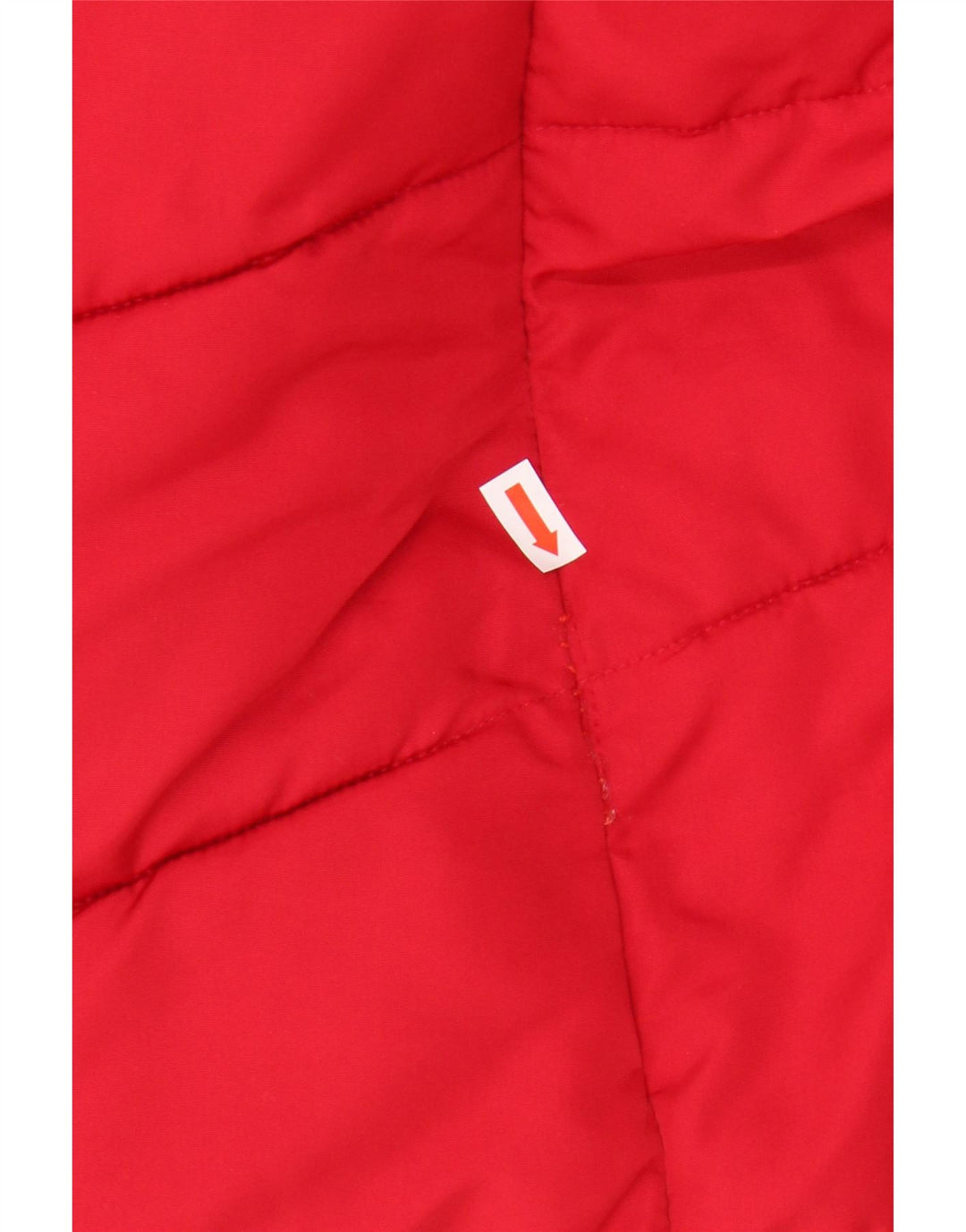 HOBBS Womens Hooded Padded Jacket UK 14 Large Red Polyester