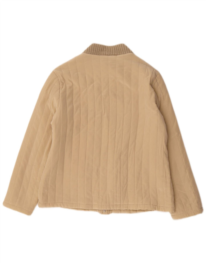 cherie ženska bomber jakna IT 46 Large Beige Silk