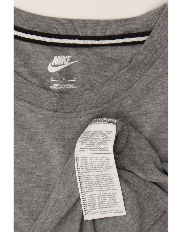 Nike ženska majica kratkih rukava UK 14 Medium Grey Flecked Modal