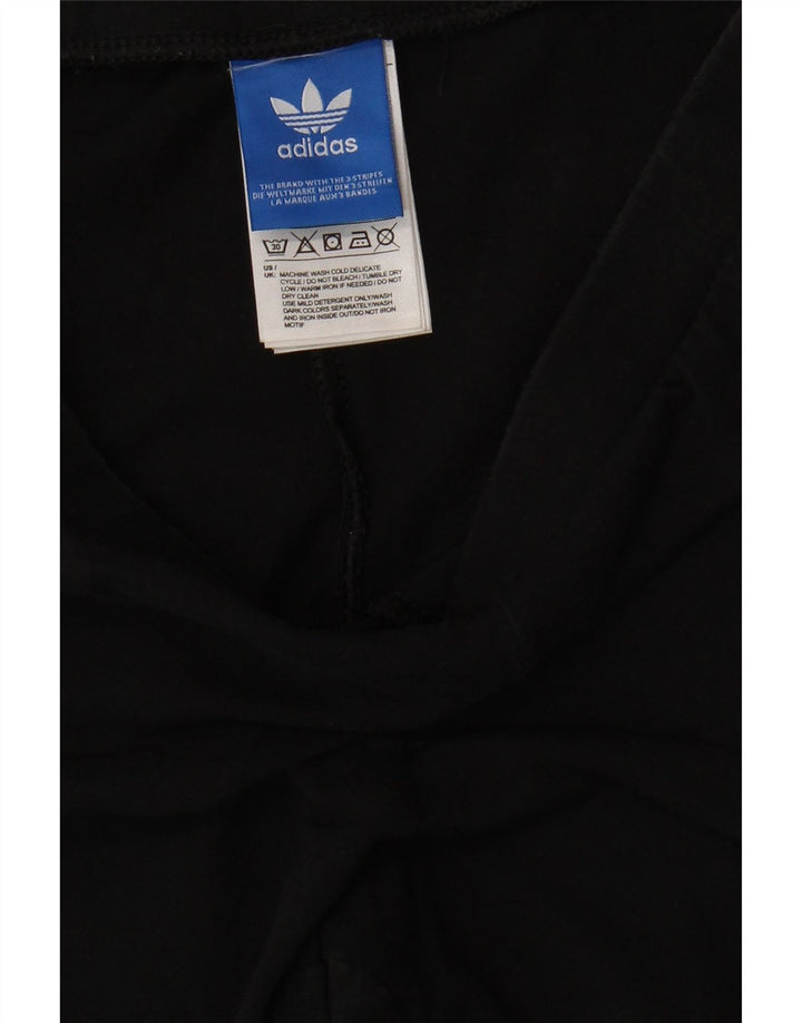 ADIDAS Womens Leggings UK 10 Small  Black Cotton Vintage Adidas and Second-Hand Adidas from Messina Hembry 
