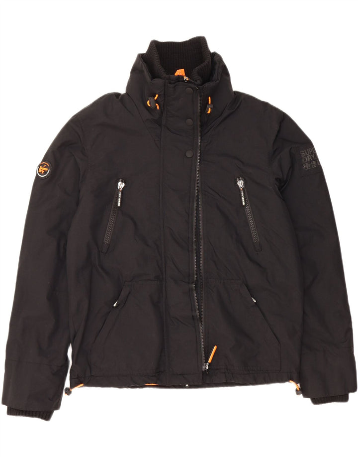 SUPERDRY muška vjetrovka jakna UK 40 veliki crni najlon