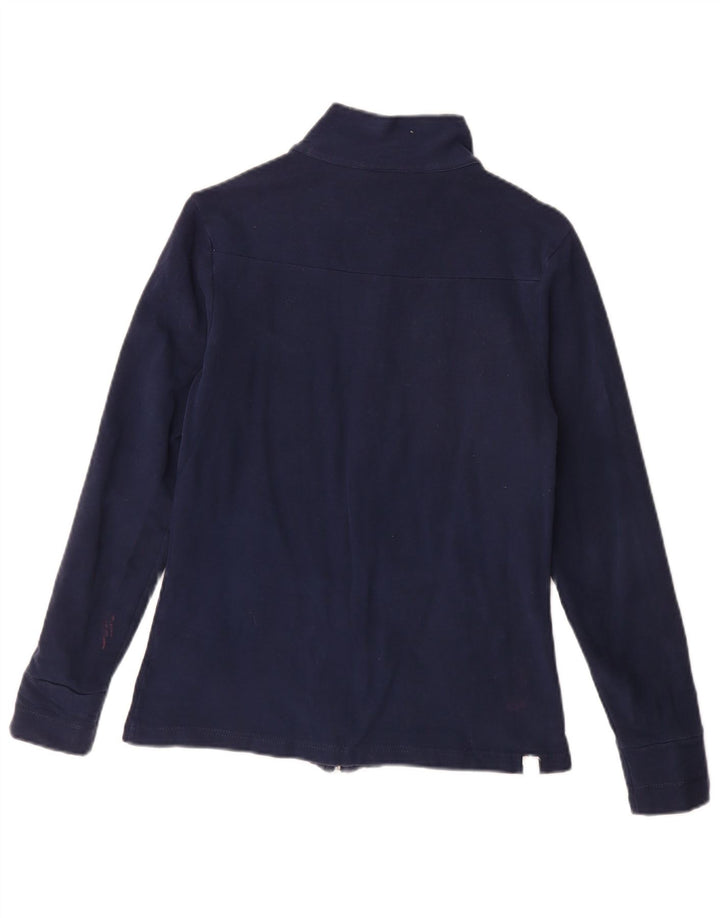 ADIDAS ženska gornja jakna trenirke UK 12 Srednje tamnoplavi pamuk