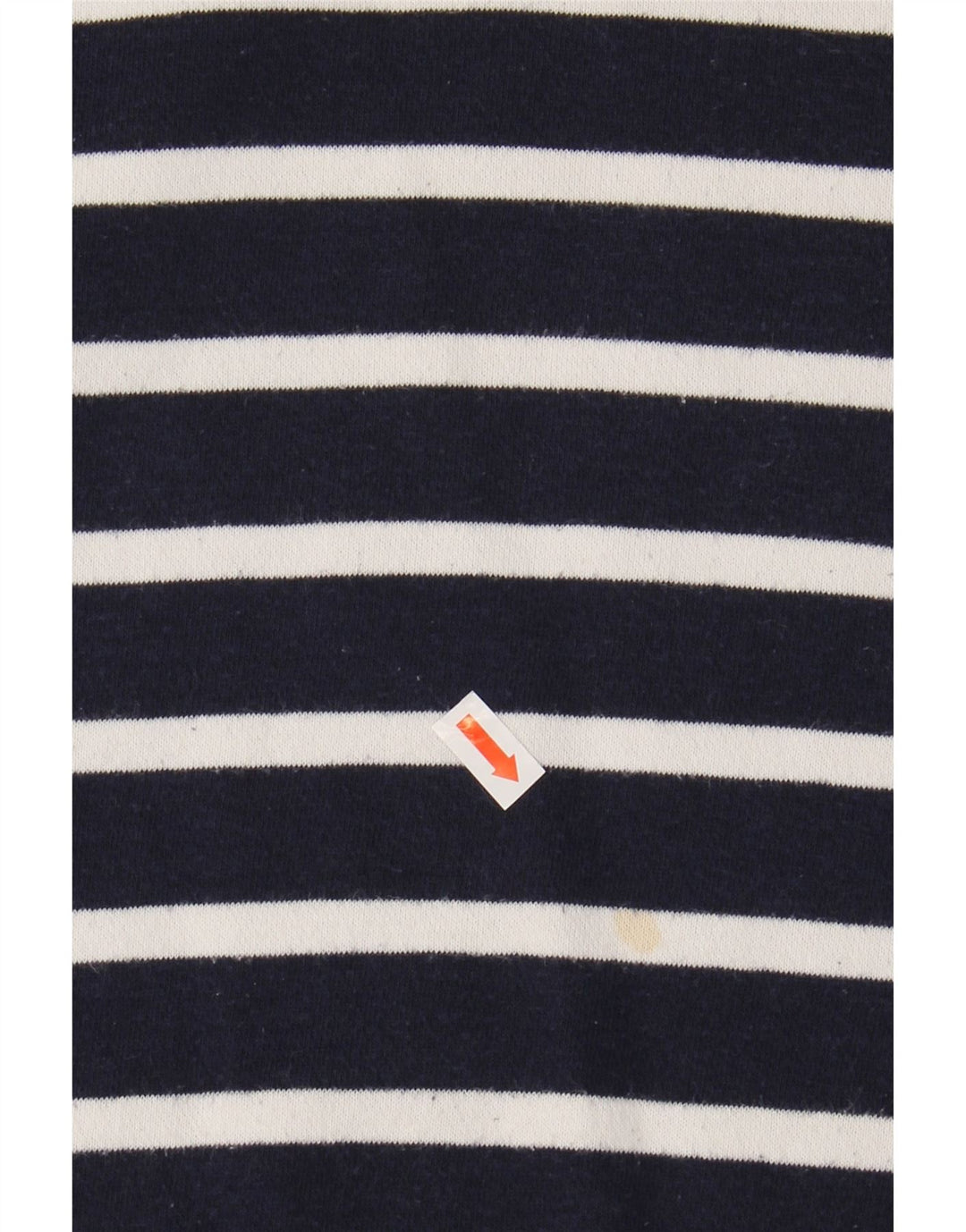 JOULES Ženska velika majica s kratkim rukavima UK 10 Mala tamnoplava na pruge