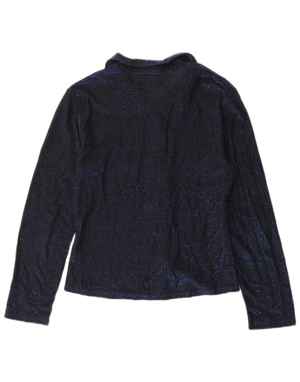 ORSAY Ženska košulja bluza UK 8 Mali tamnoplavi flekasti elastin