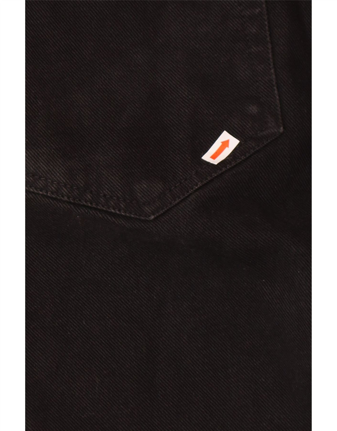 CALVIN KLEIN Ženske sužene traperice W36 L34 Crni pamuk