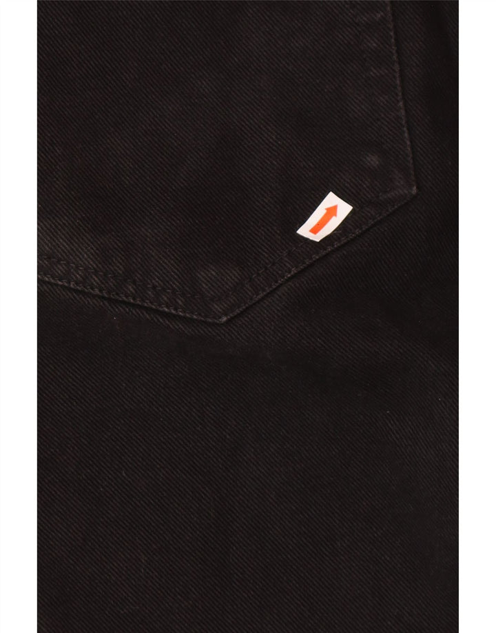 CALVIN KLEIN Ženske sužene traperice W36 L34 Crni pamuk