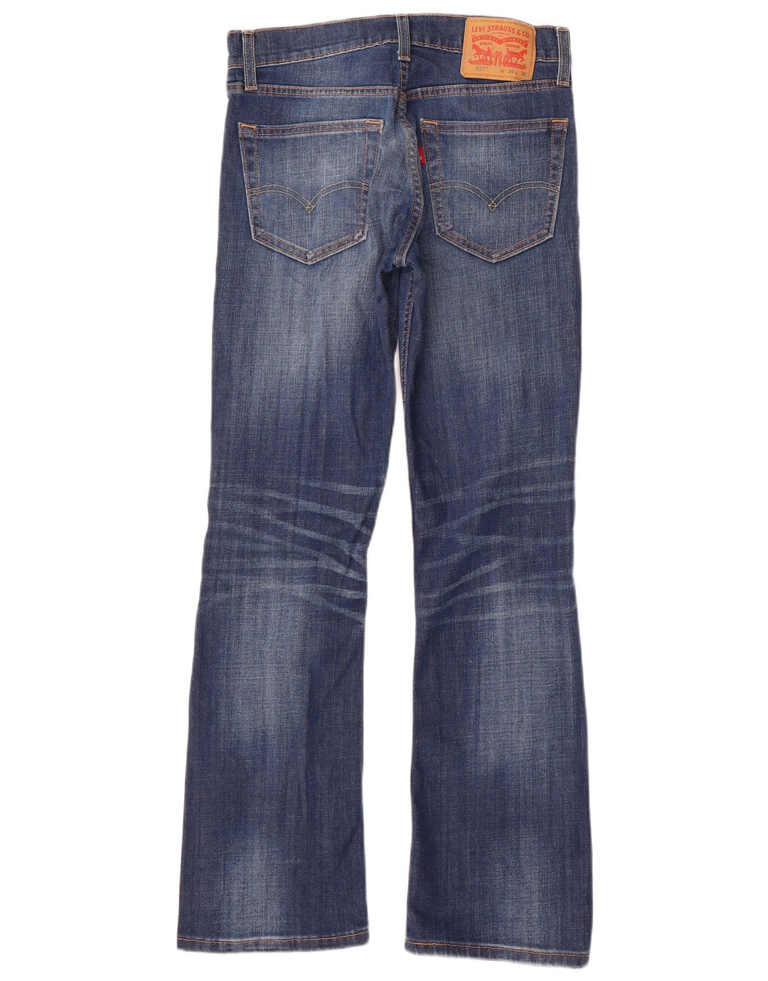 LEVI'S Ženske 527 Bootcut traperice W29 L30 Plavi pamuk