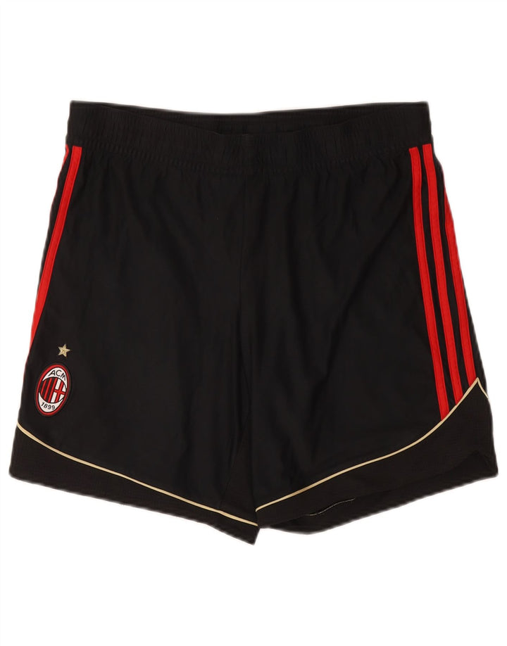 Adidas muške AC Milan sportske kratke hlače srednje crne boje od poliestera
