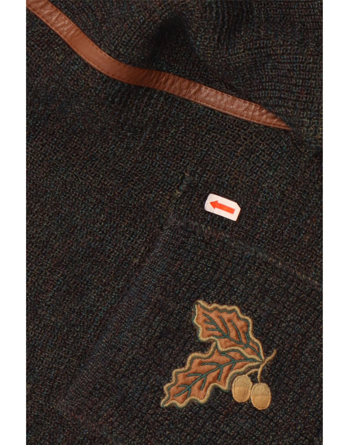 Marz muški džemper s dvostrukim kopčanjem EU 52 velika siva vunena vesta