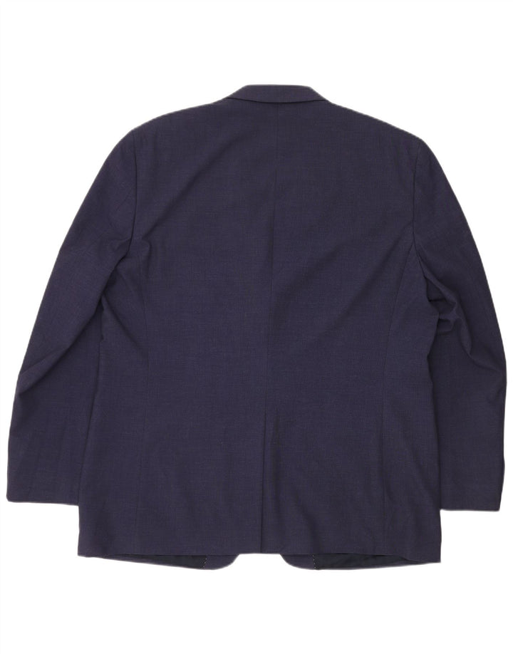 CHAPS Muška jakna sa 2 gumba UK 46 3XL tamnoplavi poliester