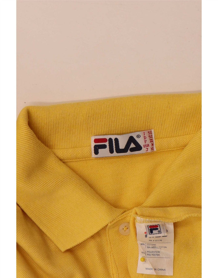 Fila muška polo majica IT 50 srednje žuti pamuk