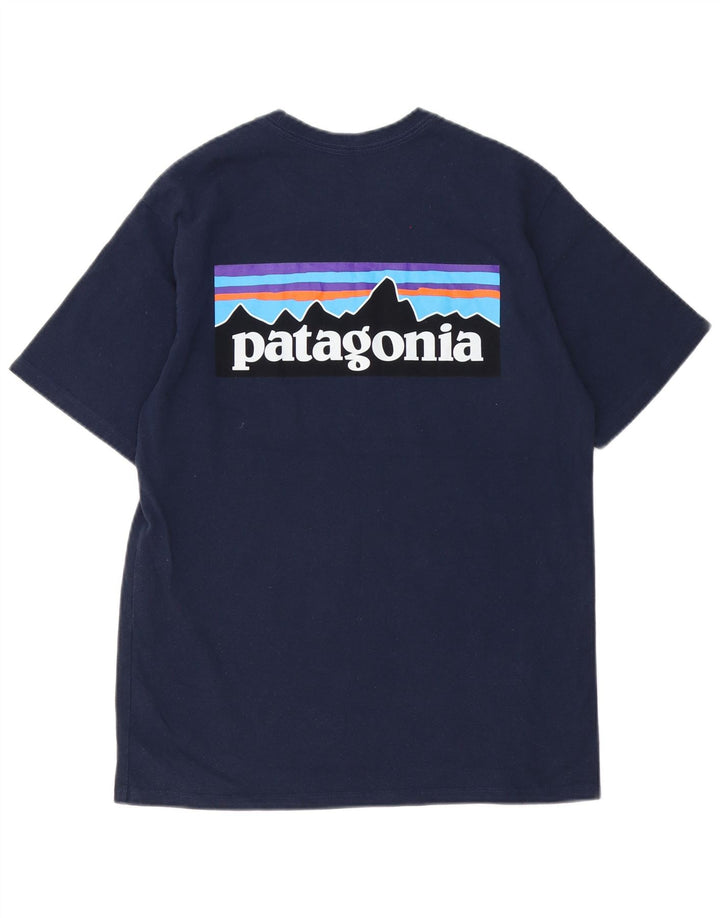 Muška majica kratkih rukava Regular kroja Patagonia, mali tamnoplavi poliester