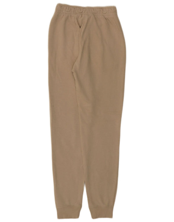 Nike Womens Tracksuit Trousers Joggers UK 6 XS Beige Cotton