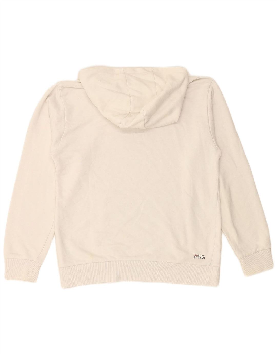 FILA majica s kapuljačom s kapuljačom za dječake 15-16 godina, bijeli pamuk