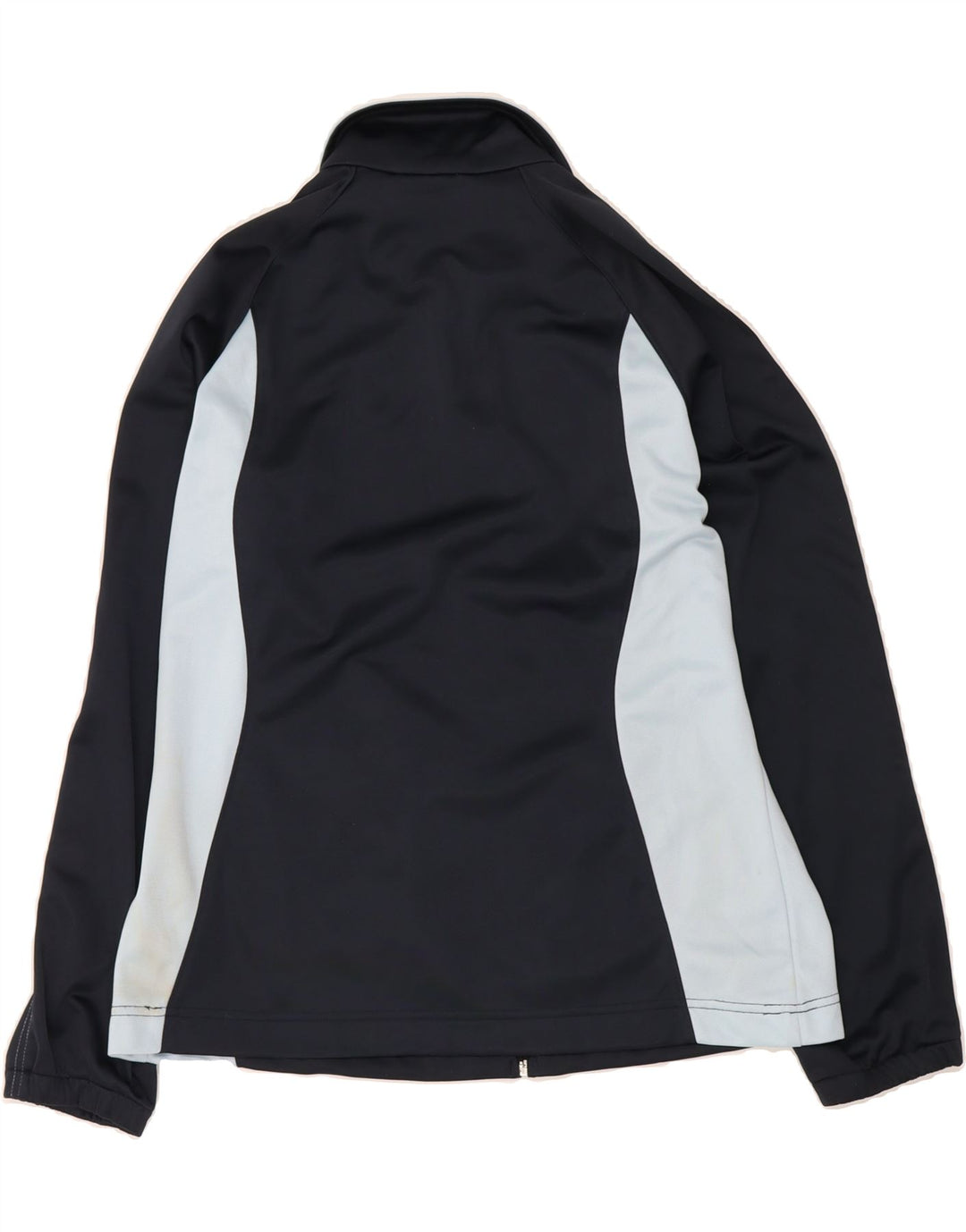 LOTTO Mens Tracksuit Top Jacket Medium Navy Blue Colourblock Polyester Vintage Lotto and Second-Hand Lotto from Messina Hembry 