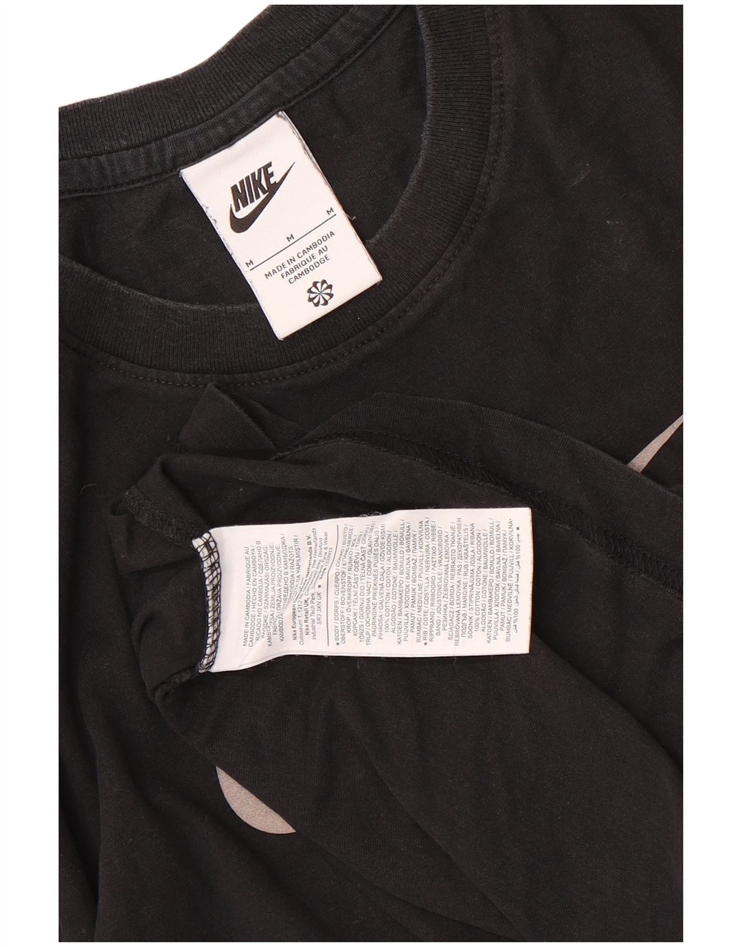 Nike muška majica kratkih rukava s grafičkim motivima srednje crne boje, pamuk