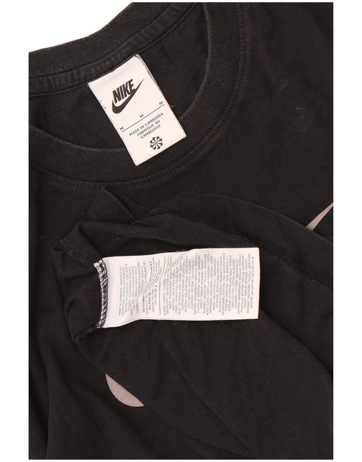 Nike muška majica kratkih rukava s grafičkim motivima srednje crne boje, pamuk