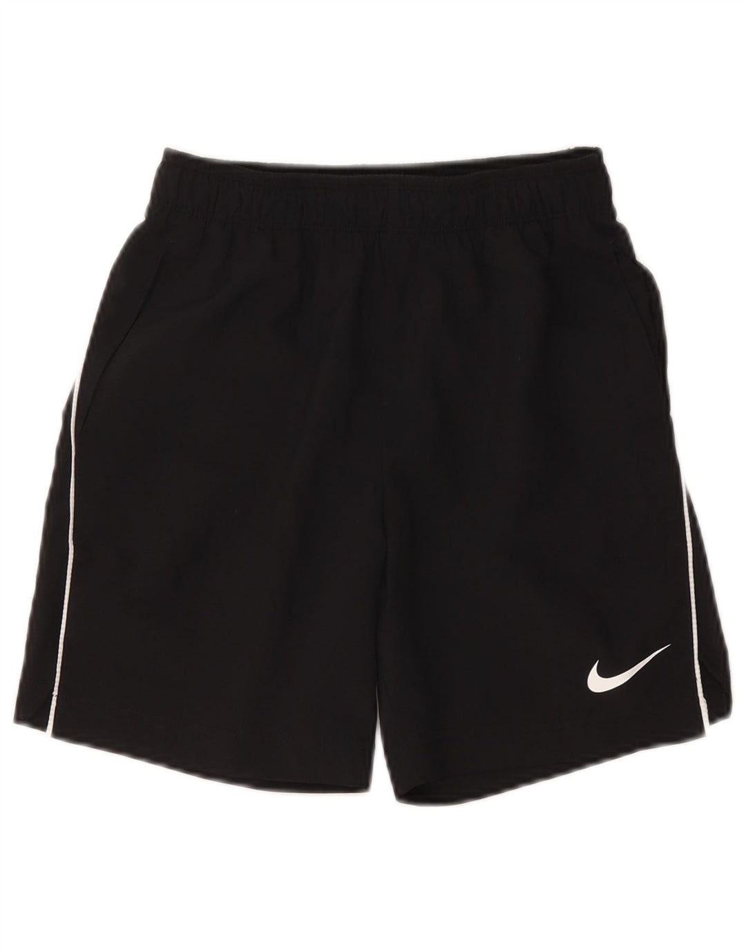 NIKE Boys Dri Fit Sport Shorts 10-11 Years Medium Black Poliester