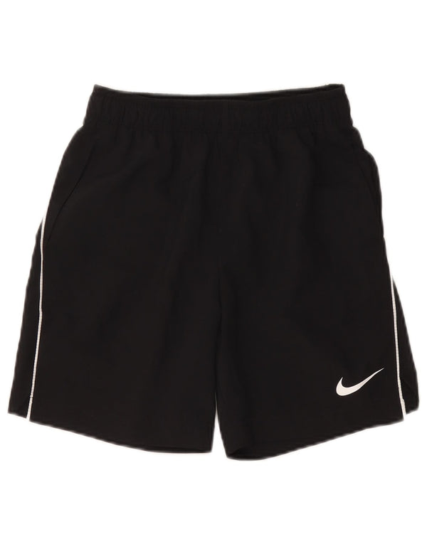 NIKE Boys Dri Fit Sport Shorts 10-11 Years Medium Black Poliester