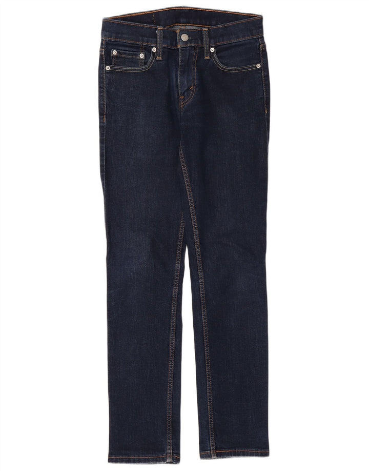 Levi's ženske 511 uske traperice W28 L32 tamnoplavi pamuk