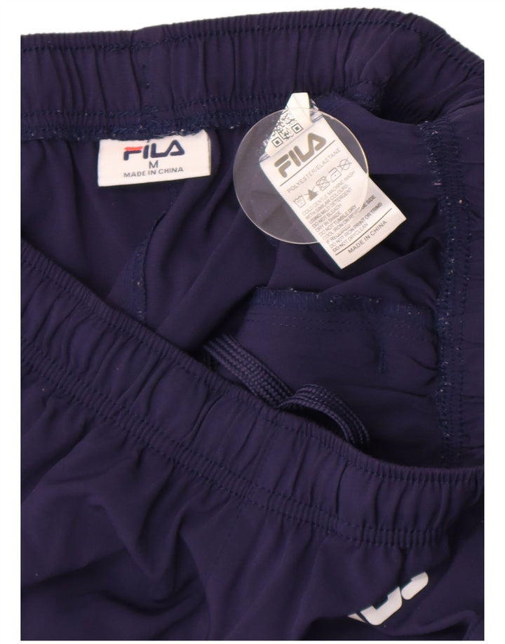 Fila muške trenirke Hlače Joggers Medium tamnoplavi poliester