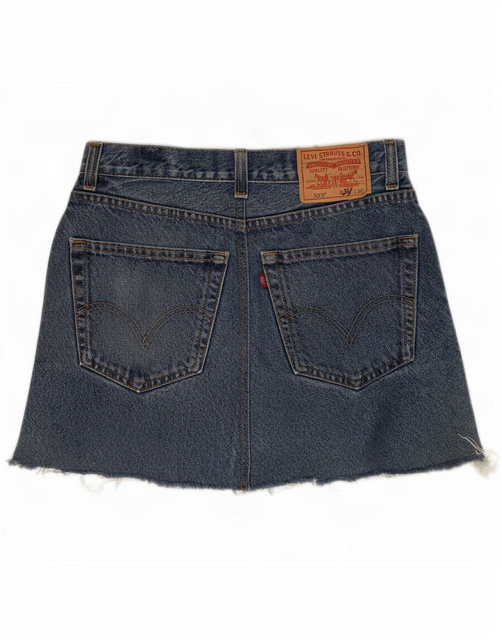Levi's ženska 505 traper suknja W30 srednje plava
