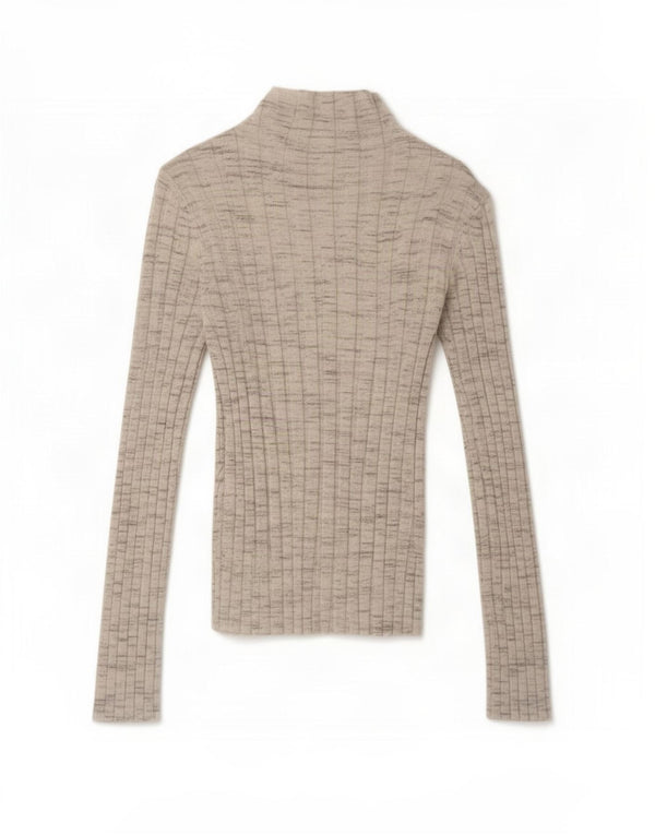 Topshop ženska majica dugih rukava UK 10 malih sivih fleka od viskoze