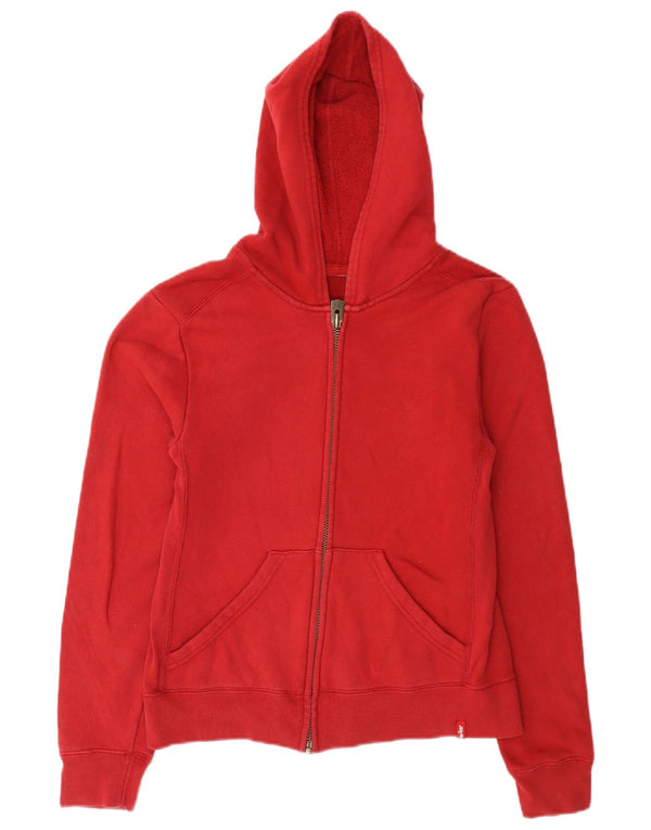Levi's kratki pulover s kapuljačom s patentnim zatvaračem UK 10 Small Red