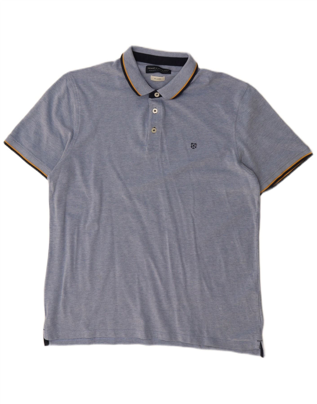 Jack & Jones muška polo majica 2XL plavi pamuk