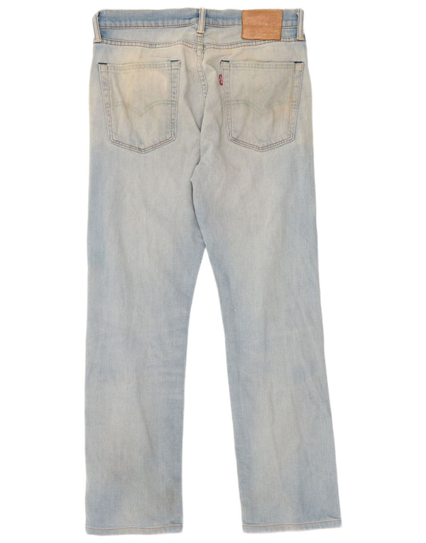 Levi's muške 513 uske ravne traperice W31 L28 plavi pamuk