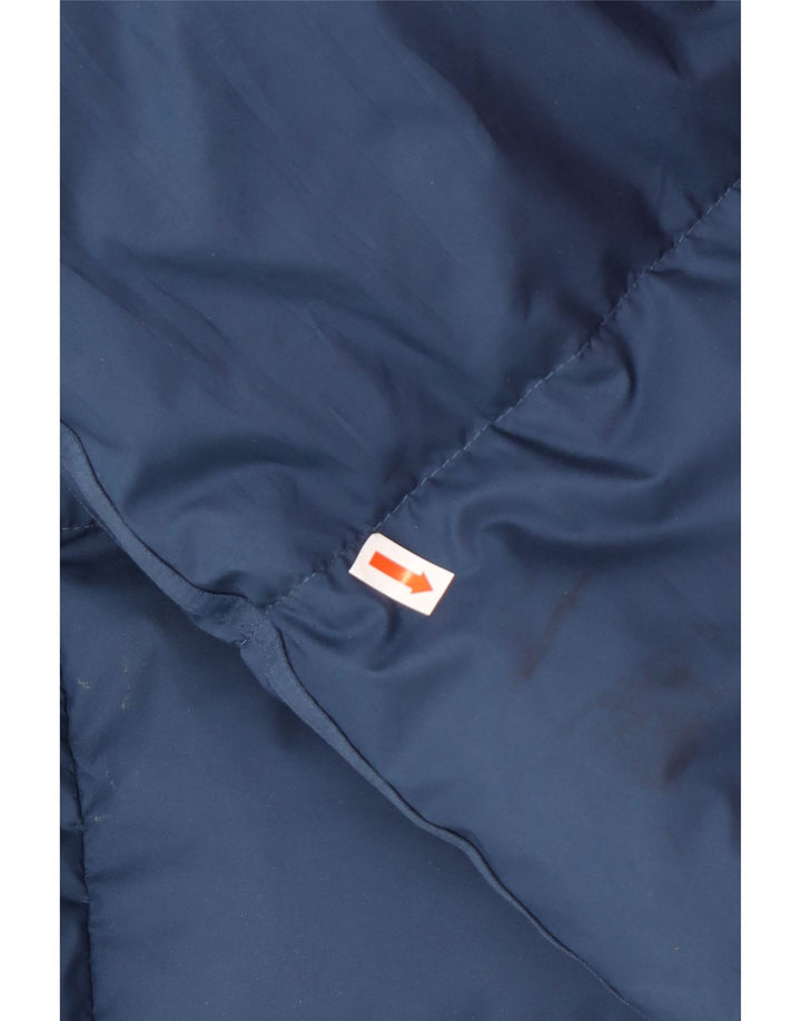 ADIDAS muška podstavljena jakna s kapuljačom UK 42 XL tamnoplava zimska poliamidna