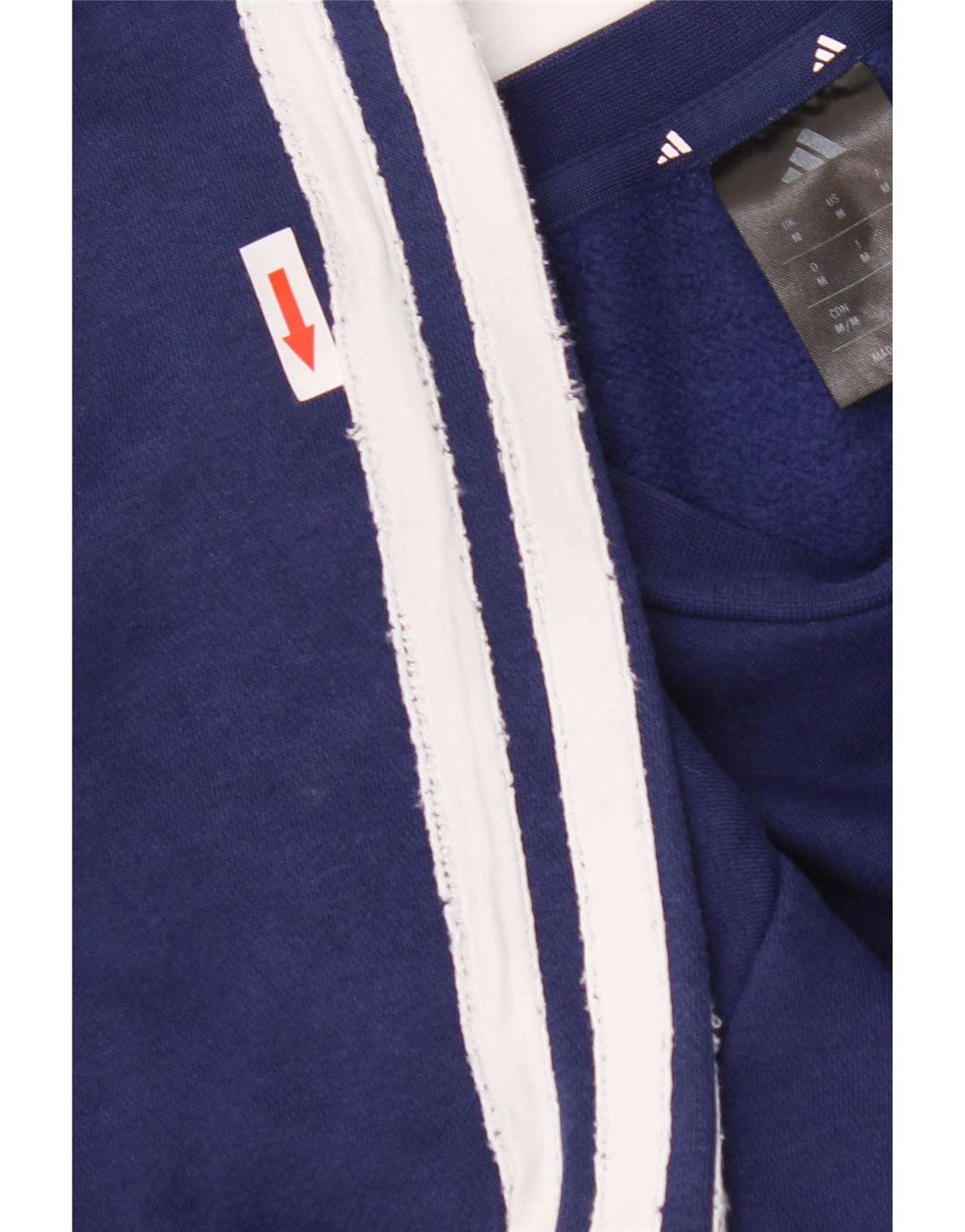 Adidas muška majica s kratkim rukavima, srednje tamnoplavi pamuk