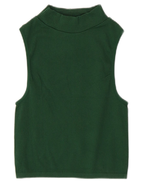 Zara ženski kratki prsluk UK 4 XS Zeleni