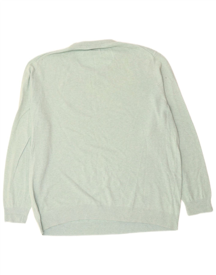 LYLE & SCOTT Muški pulover s okruglim izrezom 2XL Zeleni pamuk