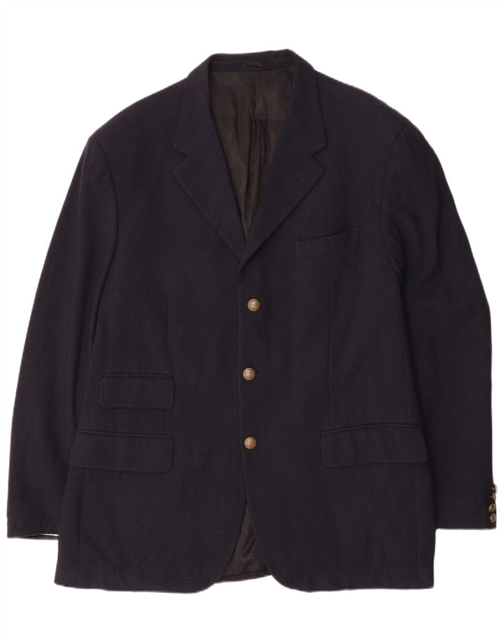 Brooksfield muška jakna s 3 gumba UK 40 velika tamnoplava vuna