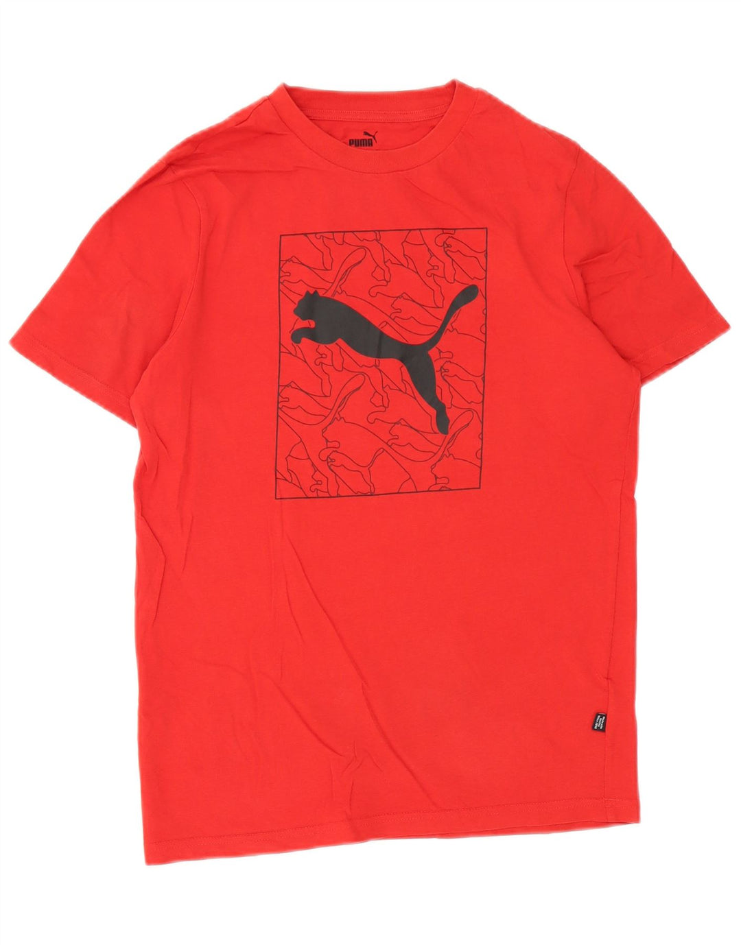 Puma muška majica s grafičkim motivima, mali crveni pamuk