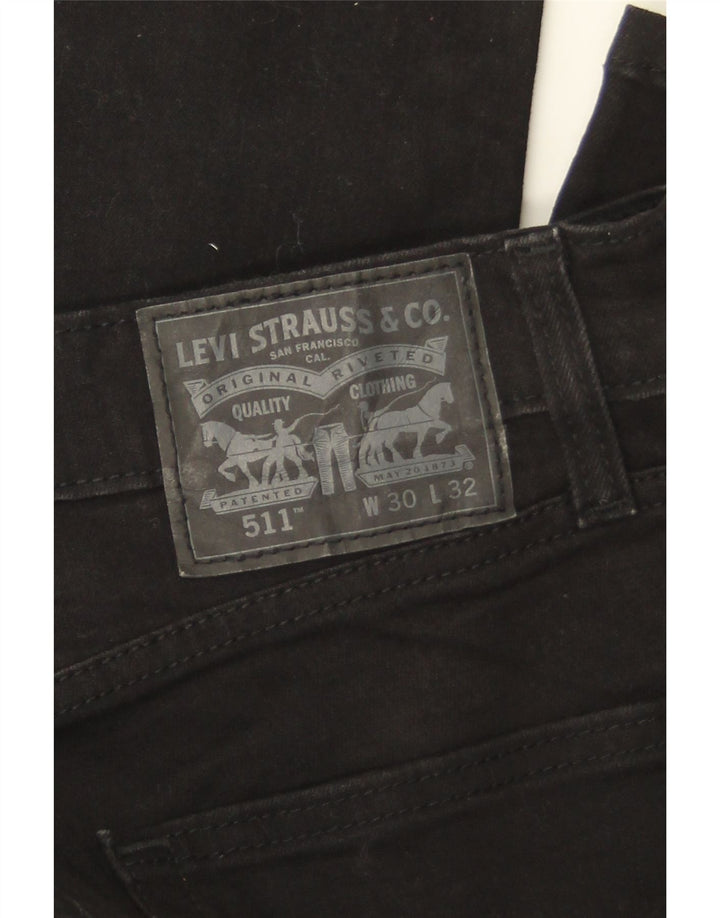 Levi's muške 511 uske traperice W30 L32 crne