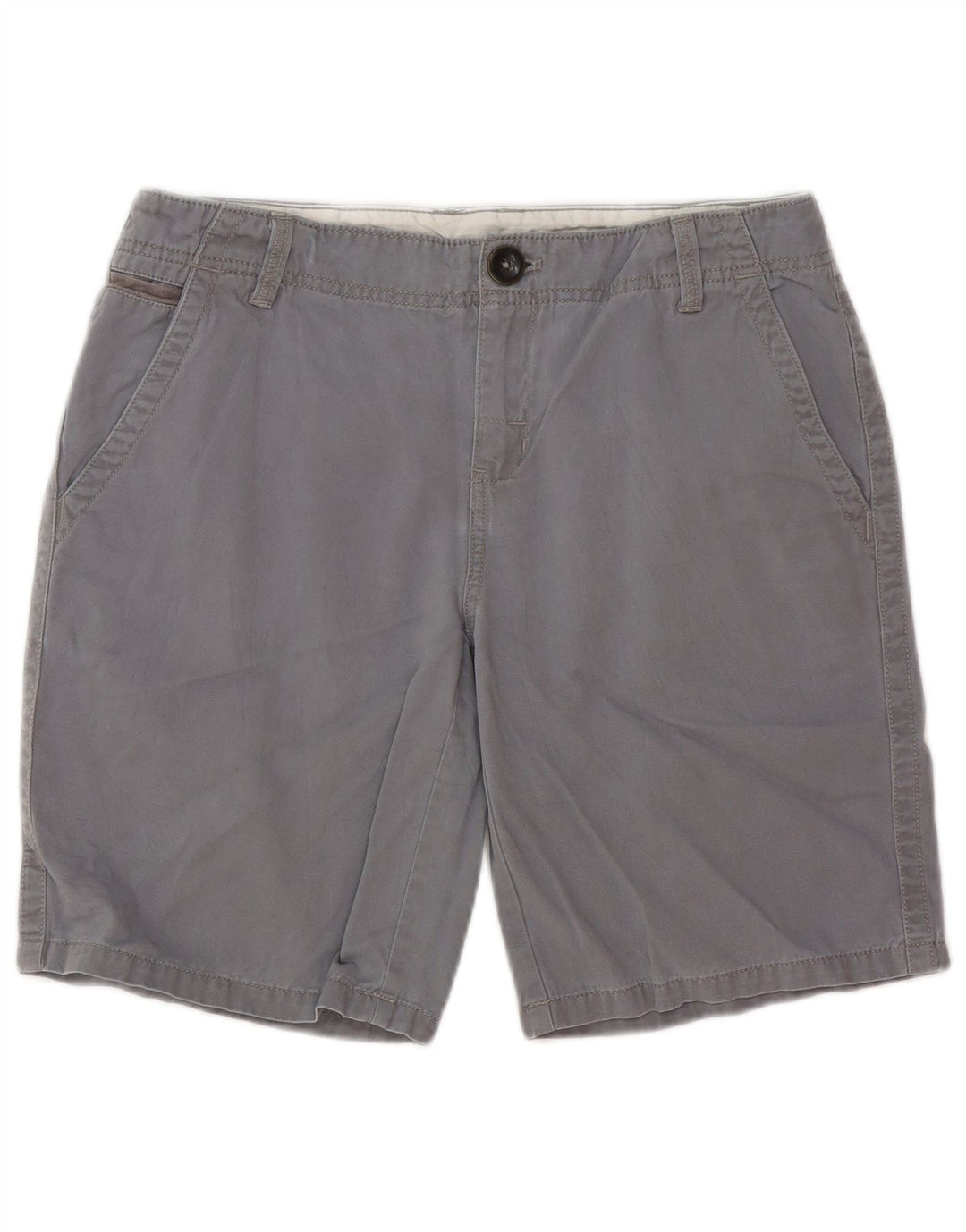 Eddie Bauer Ženske chino kratke hlače US 8 srednje W30 sivi pamuk