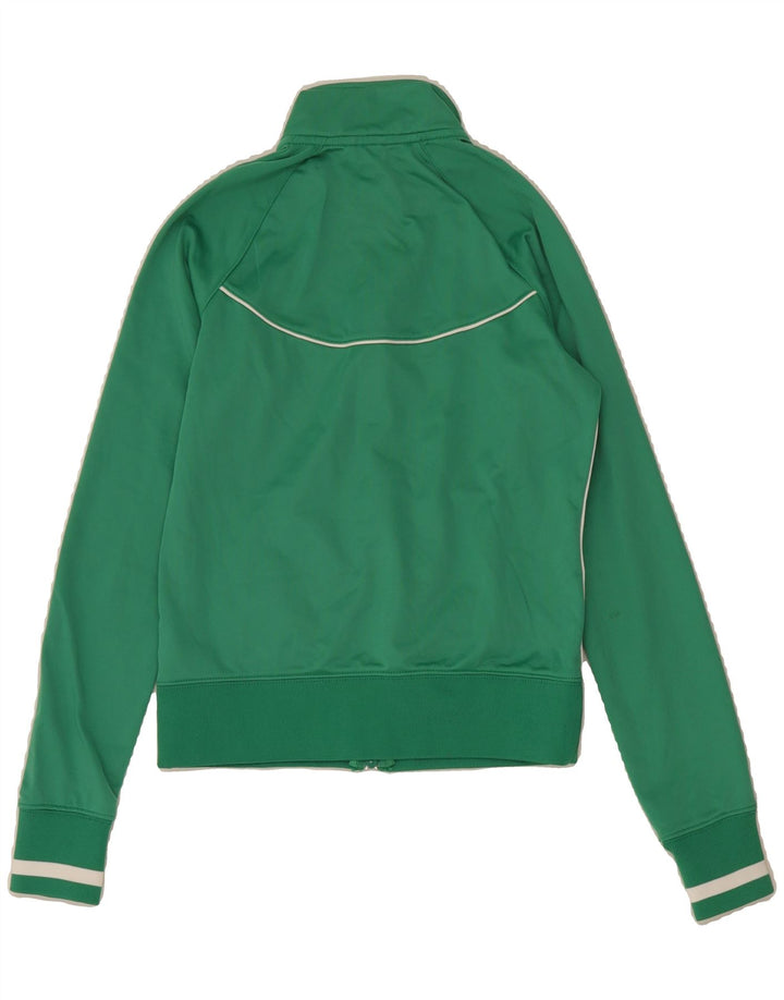 ADIDAS Womens Tracksuit Top Jacket UK 8/10 Small Green Polyester Vintage Adidas and Second-Hand Adidas from Messina Hembry 