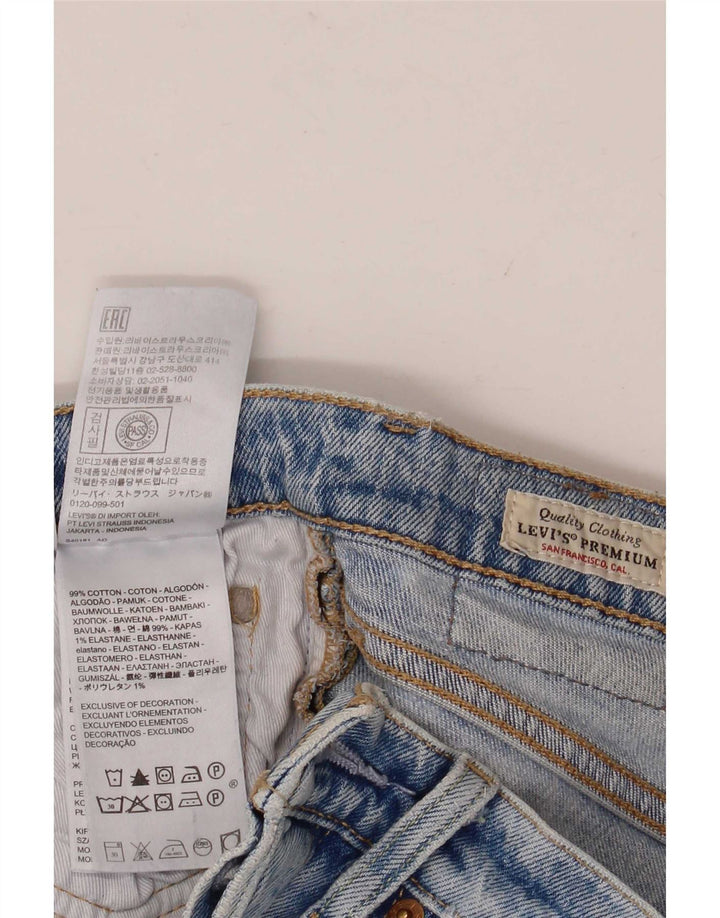 Levi's ženske uske traperice W25 L30 plavi pamuk