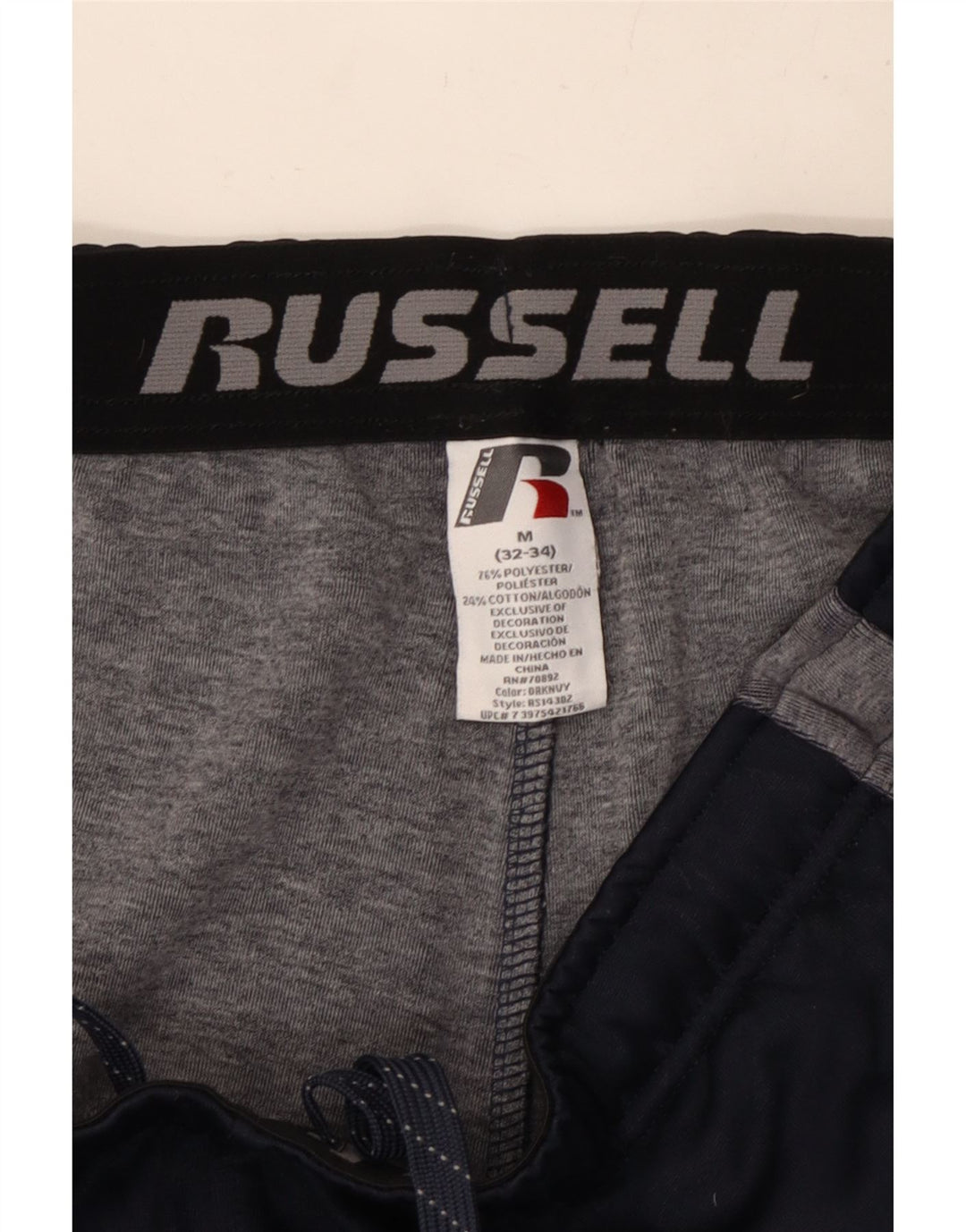 RUSSELL ATHLETIC Hlače za mušku trenirku srednje tamnoplave boje