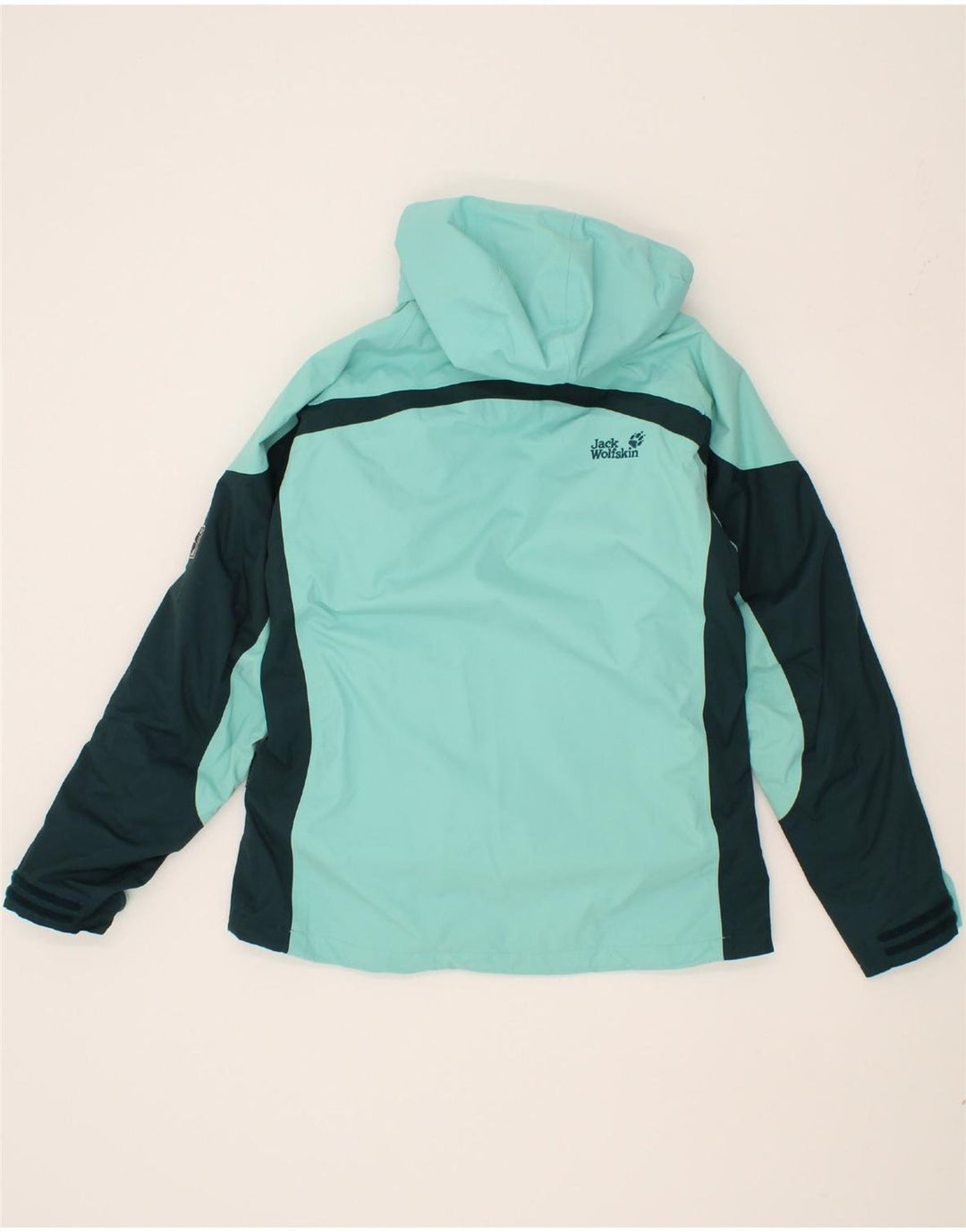 JACK WOLFSKIN Ženska vjetrovka s kapuljačom UK 12/14 srednje zelena